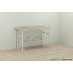 Комп'ютерний стіл Ferrum-decor Раян 75x140x60 білий ДСП Дуб Сонома 32мм