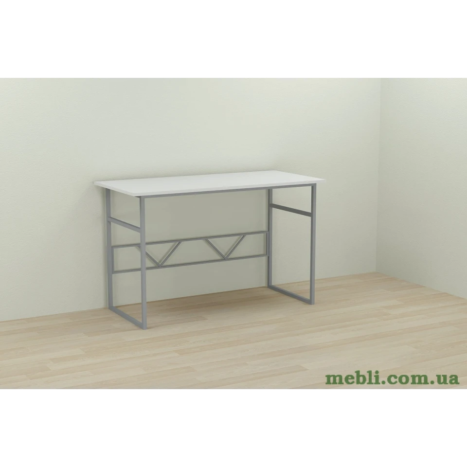 Комп'ютерний стіл Ferrum-decor Раян 75x140x60 сірий ДСП Білий 16мм