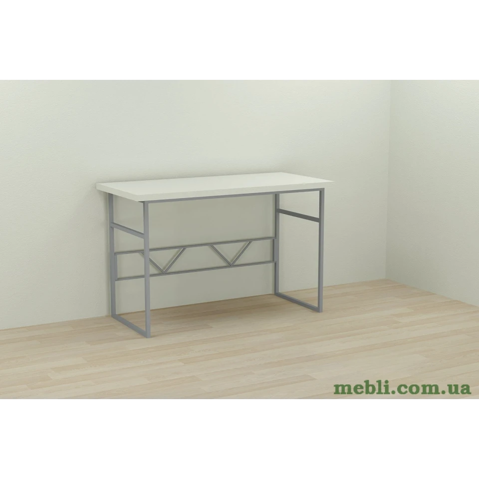 Комп'ютерний стіл Ferrum-decor Раян 75x140x60 сірий ДСП Білий 32мм