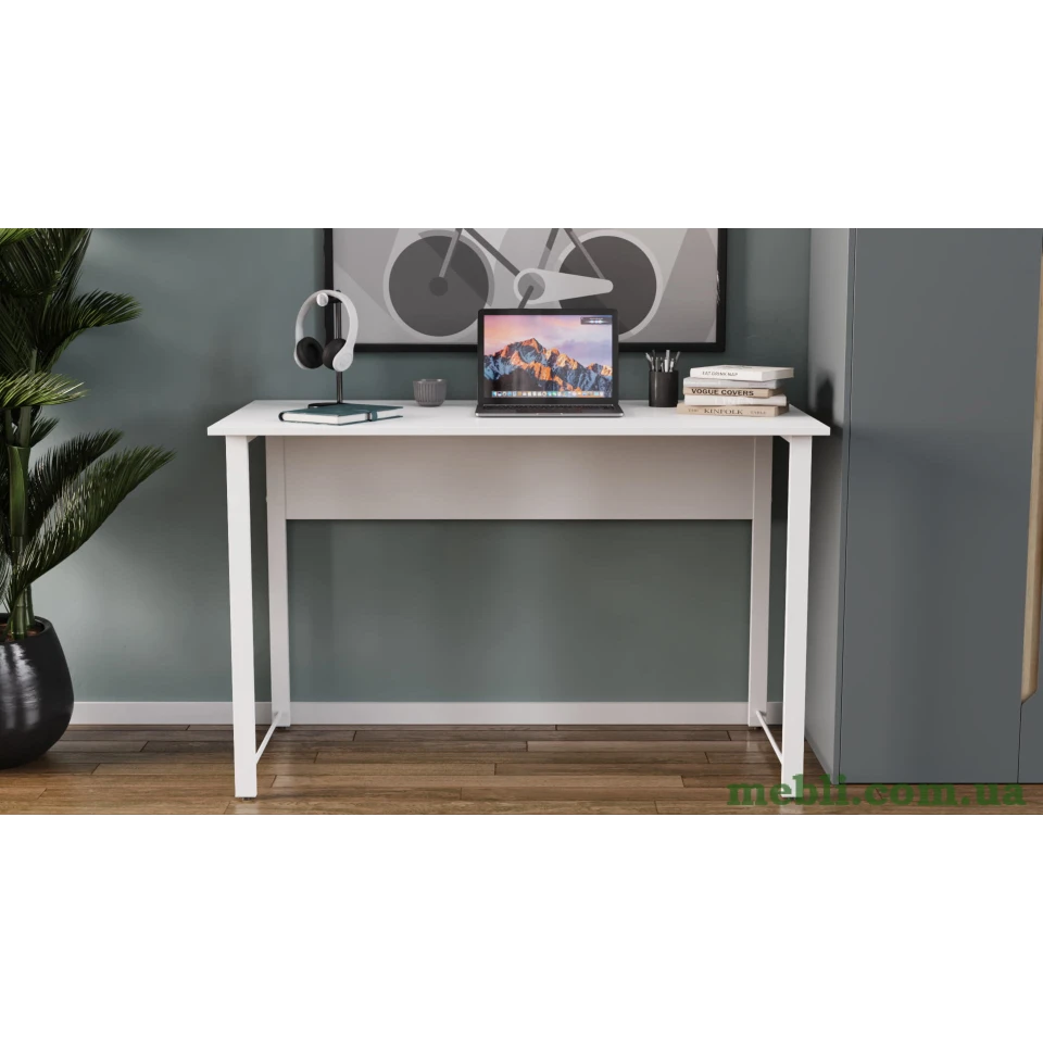 Комп'ютерний стіл Ferrum-decor Раян 75x140x70 білий ДСП Білий 16мм