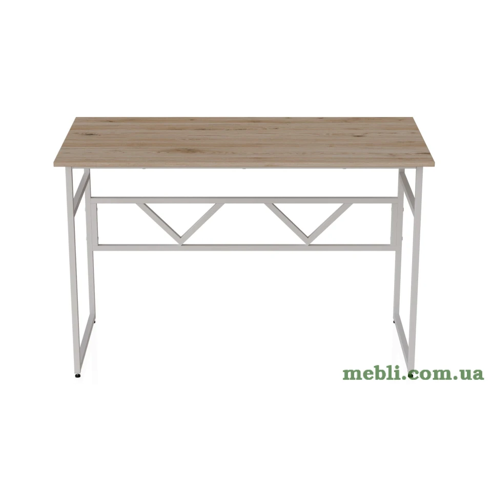 Комп'ютерний стіл Ferrum-decor Раян 75x140x70 білий ДСП Дуб Артізан 16мм