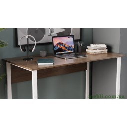 Комп'ютерний стіл Ferrum-decor Раян 75x140x70 білий ДСП Дуб Артізан 32мм