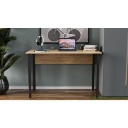 Комп'ютерний стіл Ferrum-decor Раян 75x140x70 сірий ДСП Білий 32мм