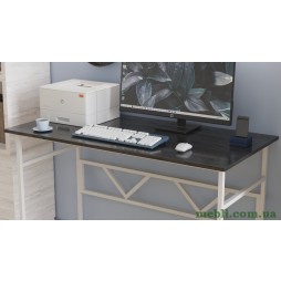 Комп'ютерний стіл Раян 75x100x60 білий ДСП Сосна Кембра 16мм