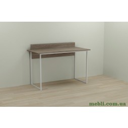 Комп'ютерний стіл Ferrum-decor Скай 75x100x60 білий ДСП Дуб Сонома Труфель 16мм