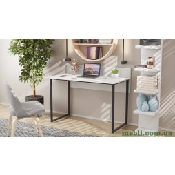 Комп'ютерний стіл Ferrum-decor Скай 75x100x60 чорний ДСП Білий 16мм