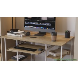 Комп'ютерний стіл Ferrum-decor Скай 75x100x70 білий ДСП Білий 16мм