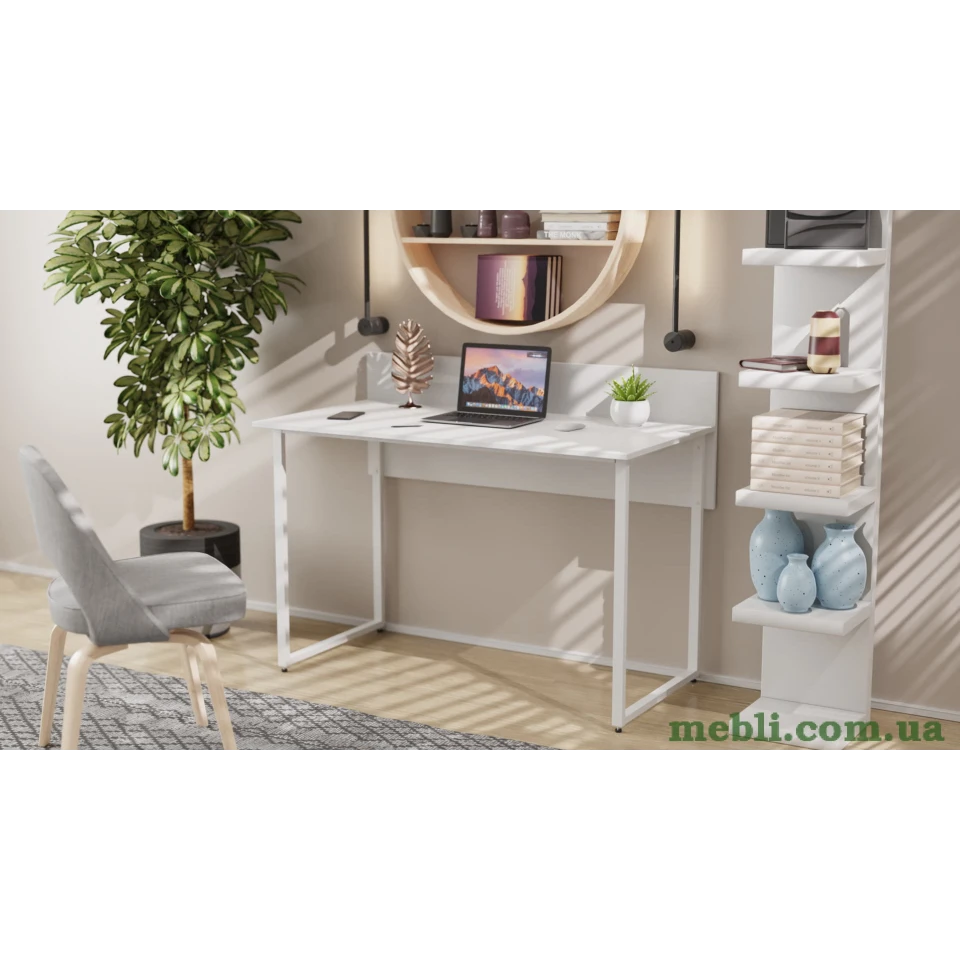 Комп'ютерний стіл Ferrum-decor Скай 75x100x70 білий ДСП Білий 32мм