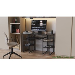 Комп'ютерний стіл Ferrum-decor Скай 75x100x70 білий ДСП Дуб Артізан 16мм