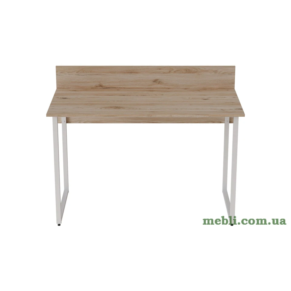 Комп'ютерний стіл Ferrum-decor Скай 75x100x70 білий ДСП Дуб Артізан 32мм