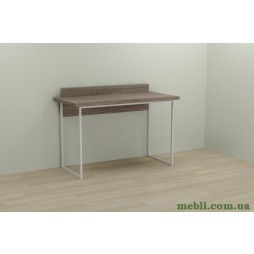 Комп'ютерний стіл Ferrum-decor Скай 75x100x70 білий ДСП Дуб Сонома Труфель 32мм