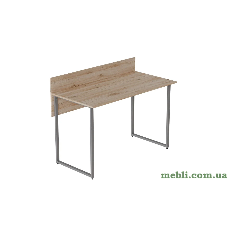 Комп'ютерний стіл Ferrum-decor Скай 75x100x70 сірий ДСП Дуб Артізан 16мм