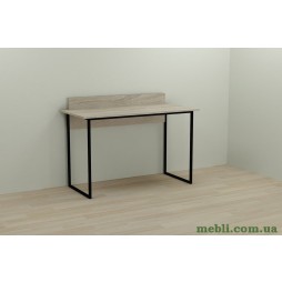 Комп'ютерний стіл Ferrum-decor Скай 75x100x70 чорний ДСП Дуб Сонома 16мм