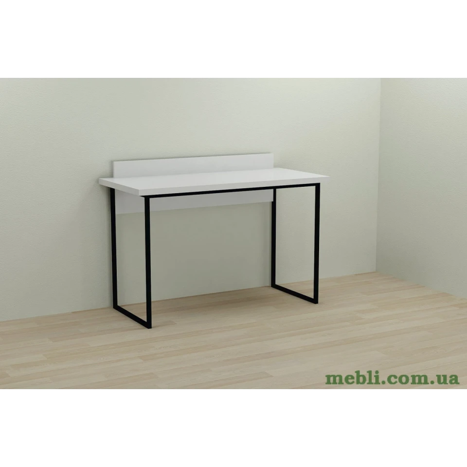 Комп'ютерний стіл Ferrum-decor Скай 76x120x70 чорний ДСП Білий 32мм