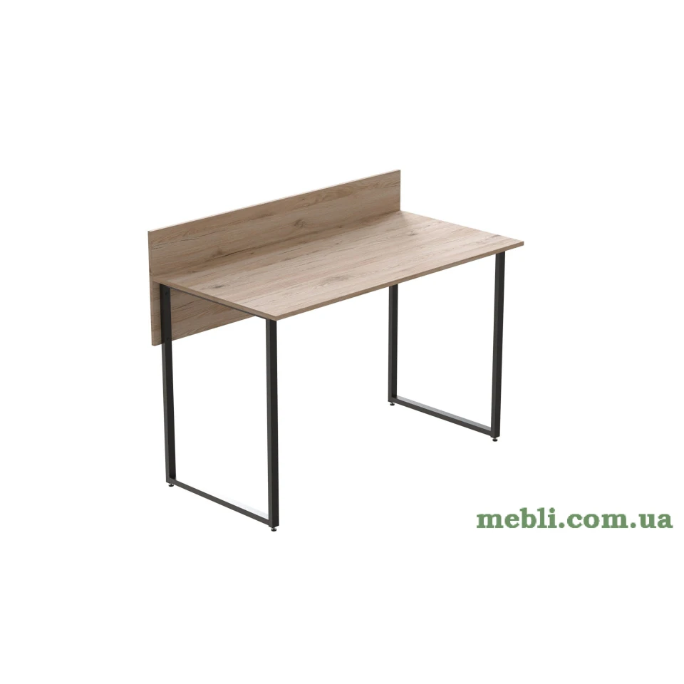 Комп'ютерний стіл Ferrum-decor Скай 76x140x70 чорний ДСП Дуб Артизан 32мм
