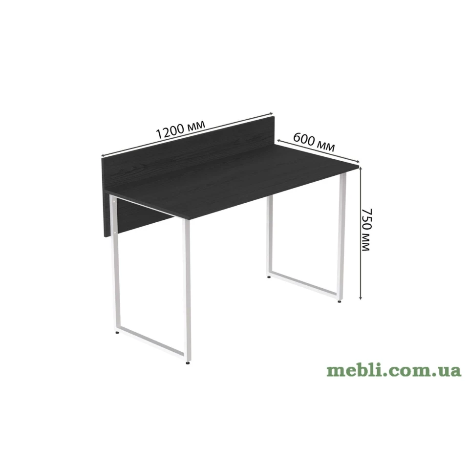 Комп'ютерний стіл Скай 75x120x60 білий ДСП Сосна Кембра 16мм
