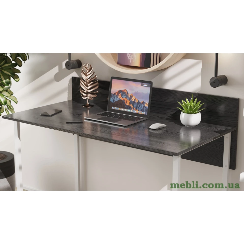 Комп'ютерний стіл Скай 75x120x70 білий ДСП Сосна Кембра 16мм