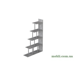 Етажерка Ferrum-decor Стелла 1600x1020x300 Сірий метал ДСП Бетон