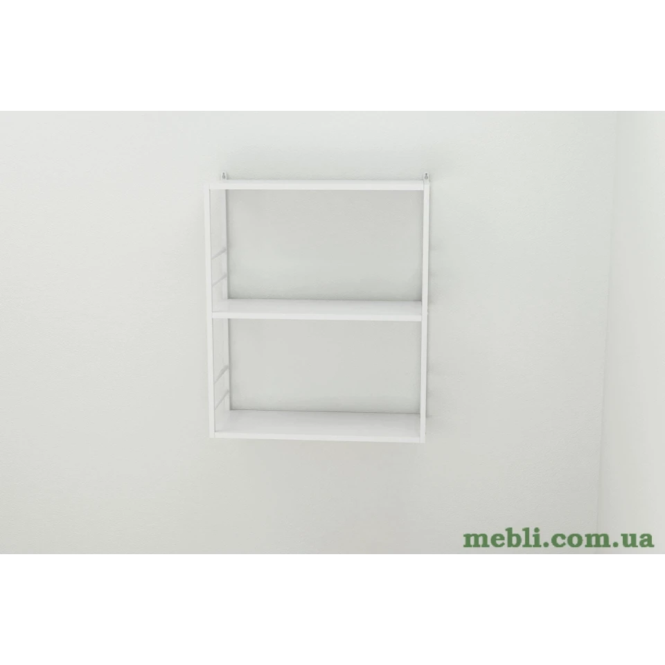 Книжкова полиця універсальна Ferrum-decor Стім 2 74x63x26 білий ДСП Білий 16мм