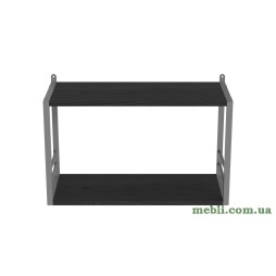 Книжкова полиця універсальна Стим 1 38x63x26 сірий ДСП Сосна Кембра 16мм