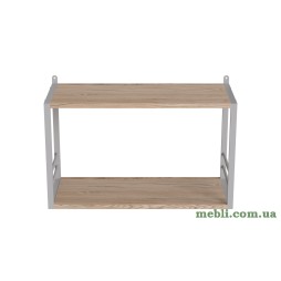 Книжкова полиця універсальна Стім 1 38x63x26 білий ДСП Дуб Сан-Марино 16мм