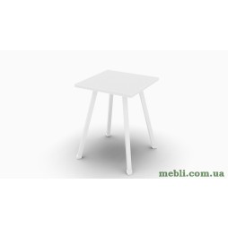 Табурет Ferrum-decor 430x320x320 Білий метал ДСП Білий