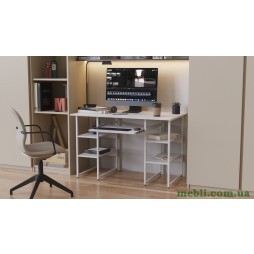 Комп'ютерний стіл Ferrum-decor Тім 75x120x60 білий ДСП Білий 16мм
