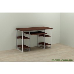 Комп'ютерний стіл Ferrum-decor Тім 75x120x60 білий ДСП Венге 32мм