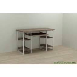 Комп'ютерний стіл Ferrum-decor Тім 75x120x60 білий ДСП Дуб Сонома Трюфель 32мм