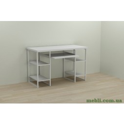 Комп'ютерний стіл Ferrum-decor Тім 75x140x60 білий ДСП Білий 32мм