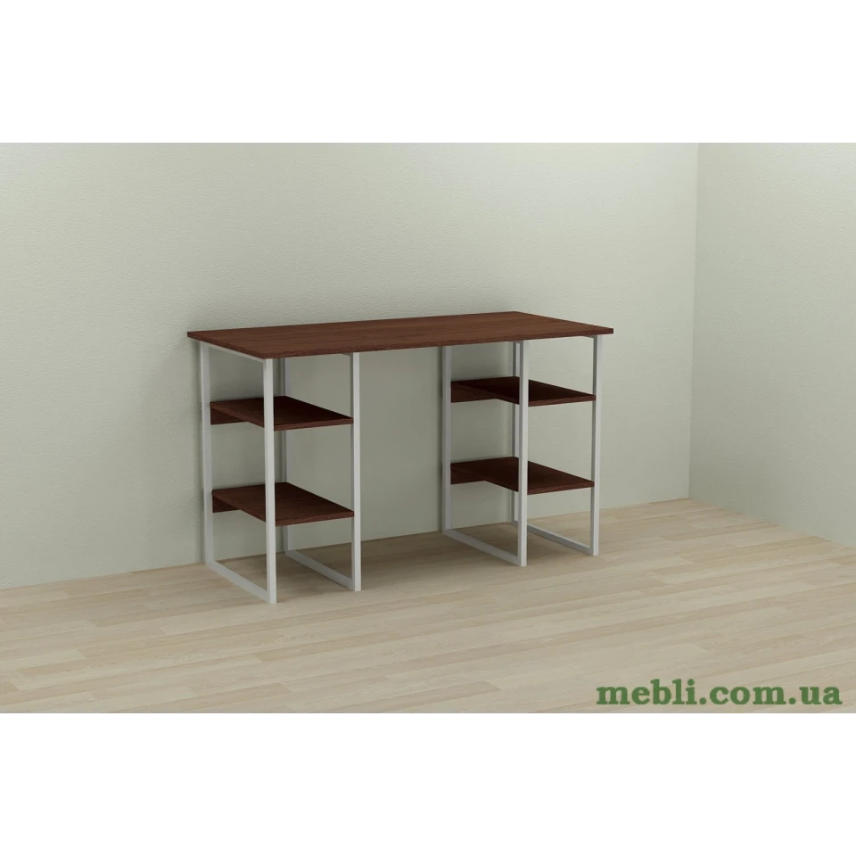 Комп'ютерний стіл Ferrum-decor Тім 75x140x60 білий ДСП Венге 16мм
