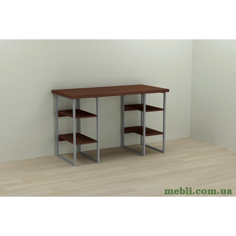 Комп'ютерний стіл Ferrum-decor Тім 75x140x60 сірий ДСП Венге 32мм