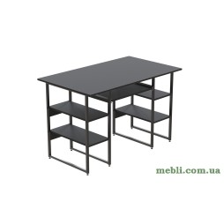 Комп'ютерний стіл Тім 75x140x70 чорний ДСП Сосна Кембра 32мм