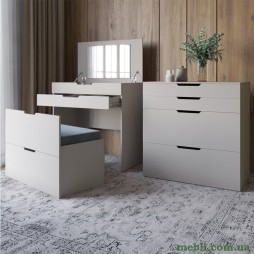 Комод-трюмо із дзеркалом, нішею під сидінням та шухлядою LION Азія Кашемір