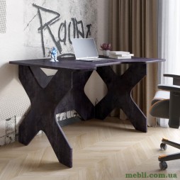 Комп'ютерний стіл LION Донат 120х90х74,5 Бетон темний