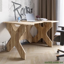 Комп'ютерний стіл LION Донат 120х90х74,5 Дуб сонома трюфель