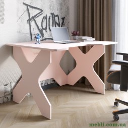 Комп'ютерний стіл LION Донат 120х90х74,5 Рожевий