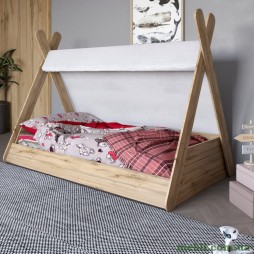 Дитяче ліжко з балдахіном LION Інді Дуб Аппалачі