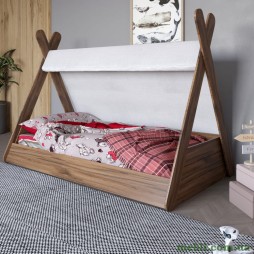 Дитяче ліжко з балдахіном LION Інді Дуб Ліворно