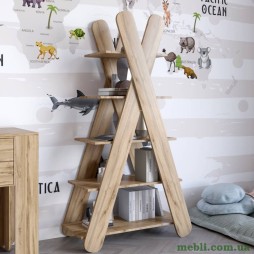 Стелаж відкритий із 5 полицями LION Інді Дуб аппалачі