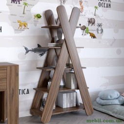 Стелаж відкритий із 5 полицями LION Інді Дуб ліворно