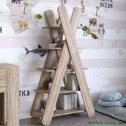 Стелаж відкритий із 5 полицями LION Інді Дуб сонома трюфель