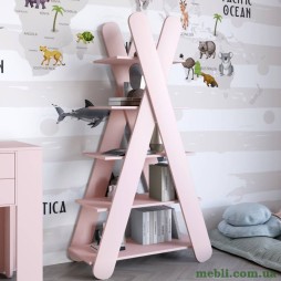 Стелаж відкритий із 5 полицями LION Інді Рожевий