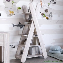 Стелаж відкритий із 5 полицями LION Інді Самоа димчастий