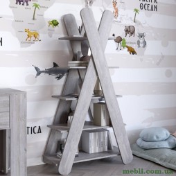 Стелаж відкритий із 5 полицями LION Інді Шварцвальд