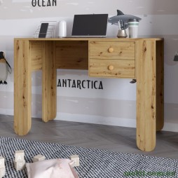 Письмовий стіл з 2-ма ящиками LION Інді Дуб Артизан