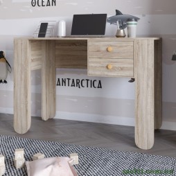 Письмовий стіл з 2-ма ящиками LION Інді Дуб Сонома