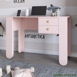 Письмовий стіл з 2-ма ящиками LION Інді Рожевий