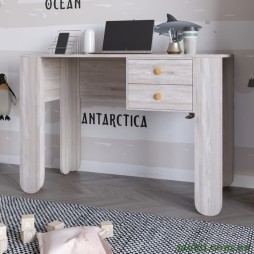 Письмовий стіл з 2-ма ящиками LION Інді Самоа димчастий