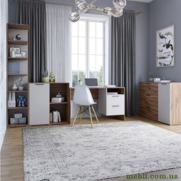 Гарнітур для кімнати LION Краш Дуб ліворно/Кашемір з 4 елементів